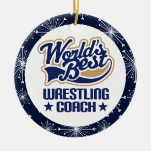 Wrestling-Trainer-Geschenk-Verzierung Keramikornament