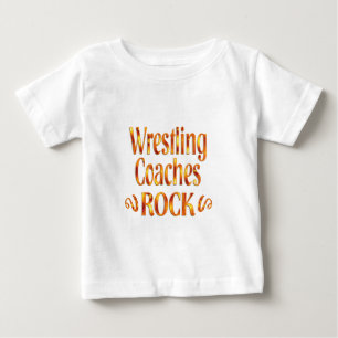 Wrestling trainiert Felsen Baby T-shirt