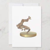 Wrestling-Trophäe Einladung (Vorderseite)