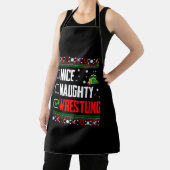 Wrestling Ugly Christmas Schürze (InSitu)
