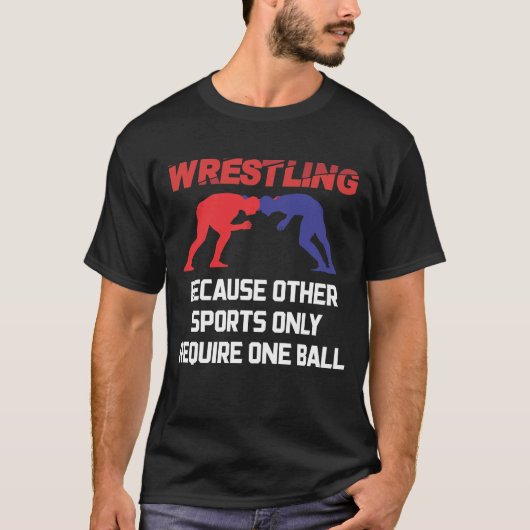 Wrestling und andere Sportarten erfordern nur eine T-Shirt (Vorderseite)