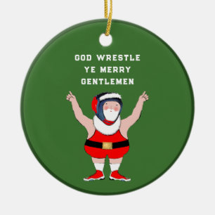 Wrestling Weihnachten 2025 Keramik Ornament