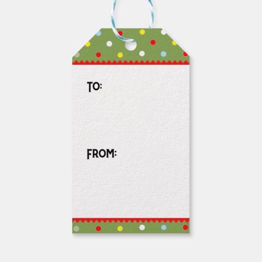 Wrestling Weihnachten Geschenkanhänger (Rückseite)