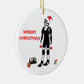 Wrestling Weihnachten Keramik Ornament (Rechts)