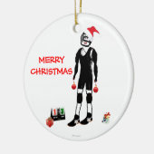 Wrestling Weihnachten Keramik Ornament (Links)