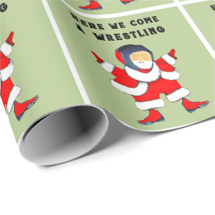 Wrestling Weihnachtsgeschenk Geschenkpapier