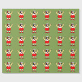 Wrestling Weihnachtsgeschenk Geschenkpapier (Flach)