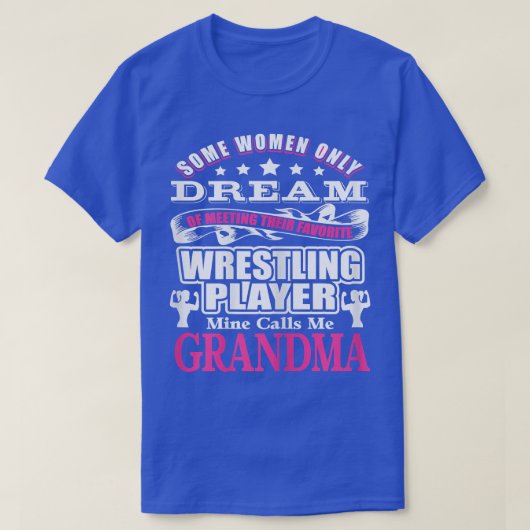 Wrestling Womens Oma Funny Cotton t s T-Shirt (Design vorne)