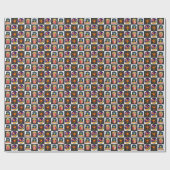 Wrestling Wrapping Paper Geschenkpapier (Flach)