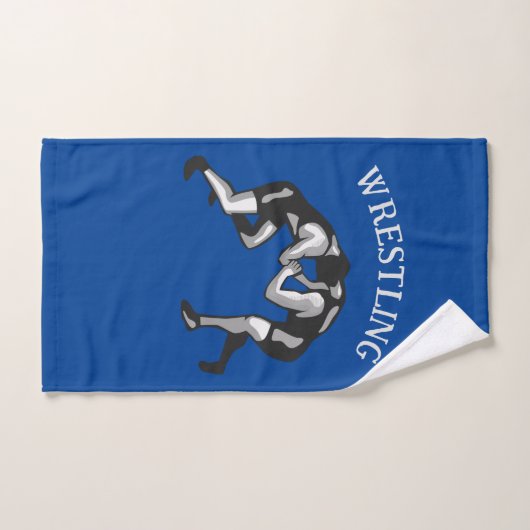 Wrestling Wrestler Design Badhandtuch Set (Handtuch)