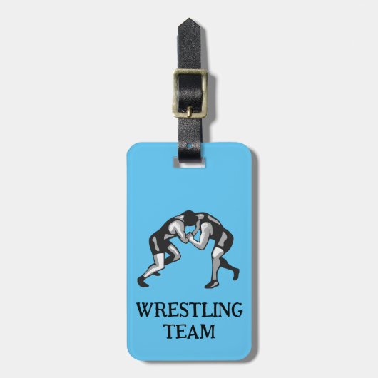 Wrestling Wrestler Design Gepäckanhänger (Vorderseite vertikal)