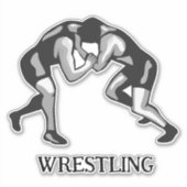 Wrestling Wrestler Design Kontaktsticker Aufkleber (Vorderseite)