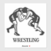 Wrestling Wrestler Design Kontaktsticker Aufkleber (Blatt)