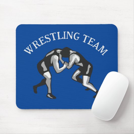 Wrestling Wrestler Design Mousepad (Mit Mouse)