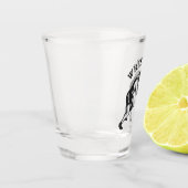 Wrestling Wrestler Design Schnapsglas (Links)