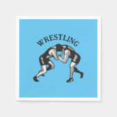 Wrestling Wrestler Design Serviette (Vorderseite)