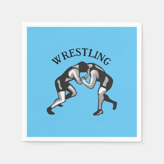 Wrestling Wrestler Design Serviette (Vorderseite)