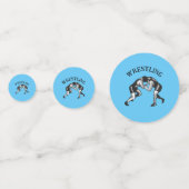 Wrestling Wrestler Design Table Confetti Konfetti (Vorderseiten)