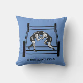 Wrestling Wrestler Design Throw Kissen