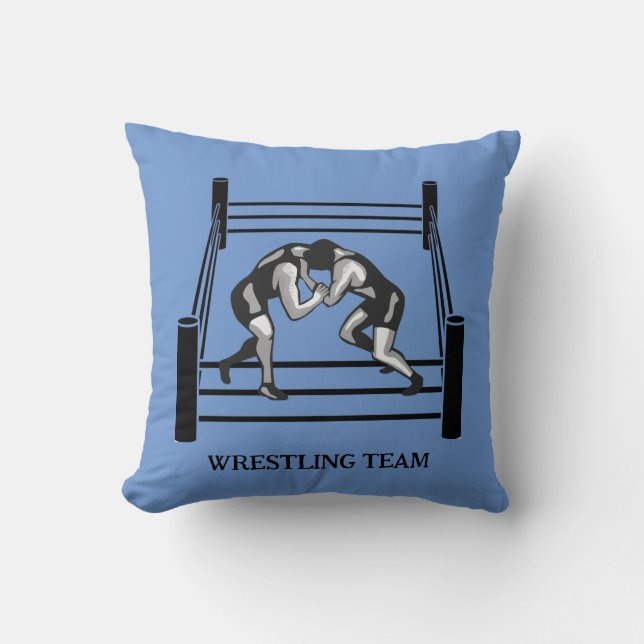 Wrestling Wrestler Design Throw Kissen (Vorderseite)