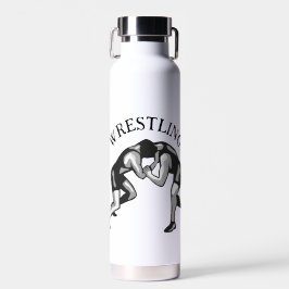 Wrestling Wrestler Design Trinkflasche