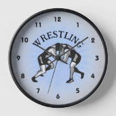 Wrestling Wrestler Design Uhr (Vorderseite)