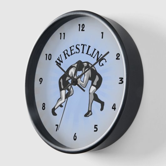 Wrestling Wrestler Design Uhr (Winkel)
