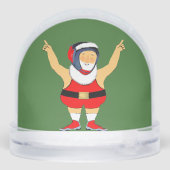 Wrestling Wrestler Holiday Gift Snow Globe Schneekugeln (Rückseite)