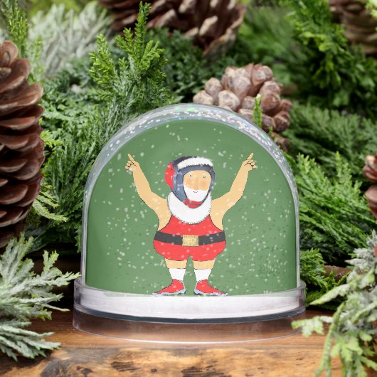 Wrestling Wrestler Holiday Gift Snow Globe Schneekugeln (Winter)