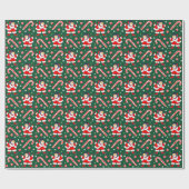 Wrestling Wrestler Weihnachtsgeschenk Geschenkpapier (Flach)
