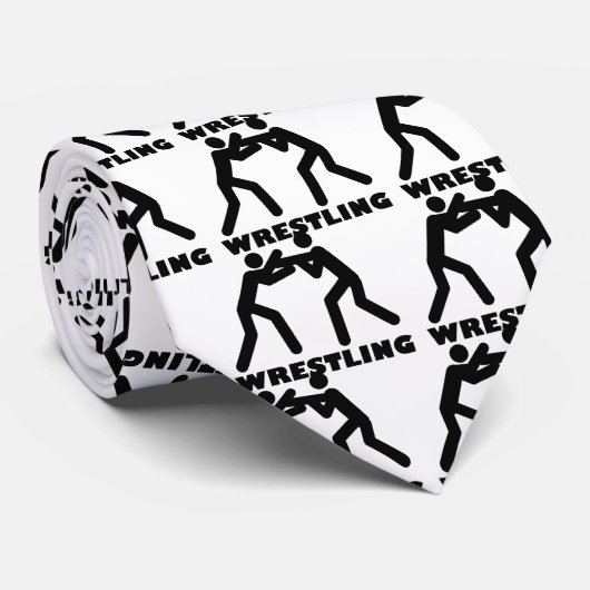 Wrestlingikone Krawatte (Gerollt)