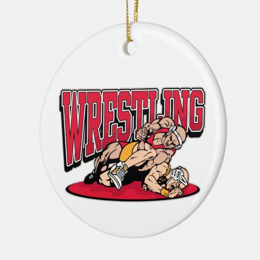 WrestlingTakedown Keramikornament (Links)