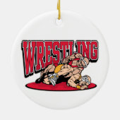 WrestlingTakedown Keramikornament (Hinten)