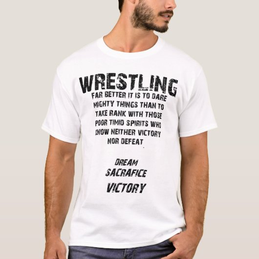Wrestlingtraum T-Shirt (Vorderseite)
