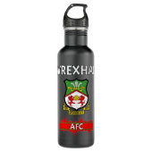 WREXHAM AFC Long     Edelstahlflasche (Vorderseite)