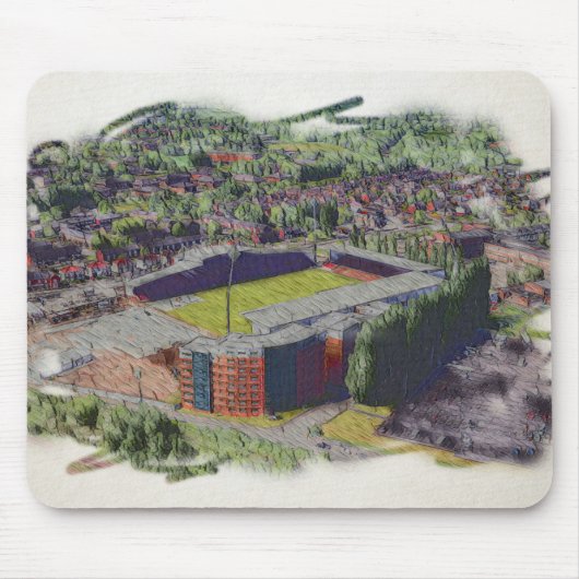 Wrexham AFC, Racecourse Ground Mousepad (Vorne)