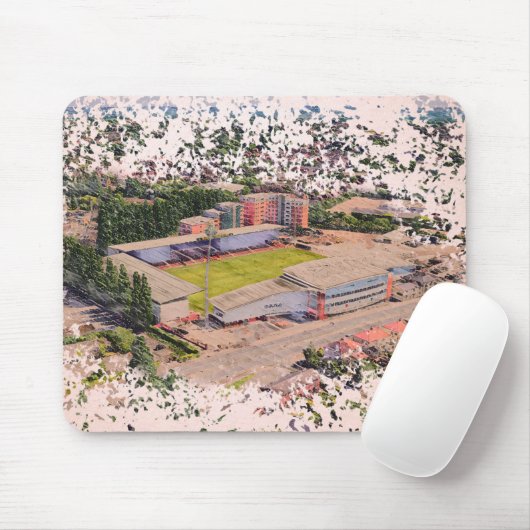 Wrexham AFC, Racecourse Ground Mousepad (Mit Mouse)