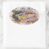 Wrexham AFC, Racecourse Ground Ovaler Aufkleber (Tasche)