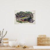 Wrexham AFC, Racecourse Ground Poster (Küche)