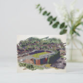 Wrexham AFC, Racecourse Ground Postkarte (Stehend Vorderseite)