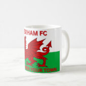 Wrexham Fc übernimmt die Stadt Kaffeetasse (VorderseiteRechts)