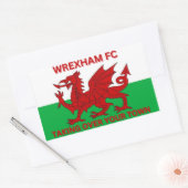 Wrexham Fc übernimmt die Stadt Rechteckiger Aufkleber (Umschlag)