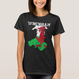 Wrexham Pride Wales Welsh Dragon Football Fan T-Shirt