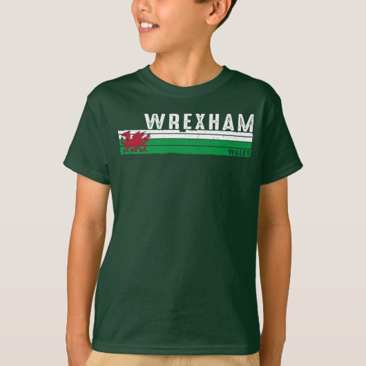 Wrexham Wales Pride T-Shirt (Vorderseite)