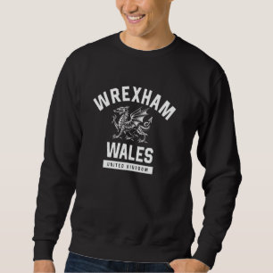 Wrexham Wales Vereinigtes Königreich Vintag Welsh Sweatshirt