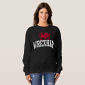 Wrexham Wales Welsh Dragon Cymru Sweatshirt (Vorne ganz)