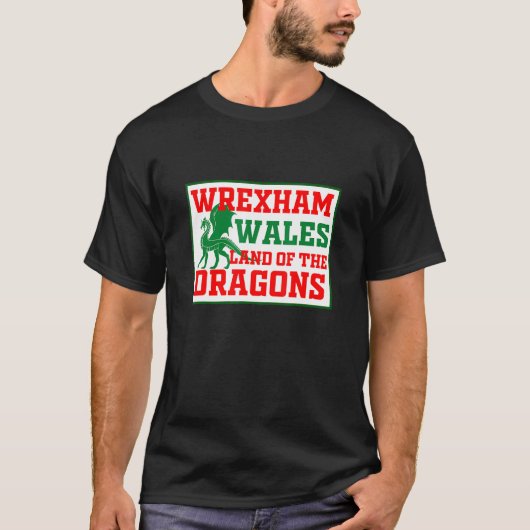 Wrexham Wales Welsh T-Shirt (Vorderseite)