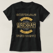 wrexham wrexham afc wales wrexham fooball cymru wr T-Shirt (Design vorne)
