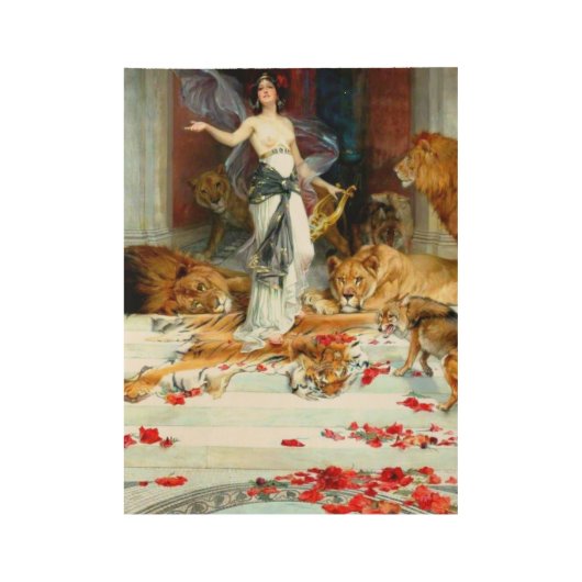Wright Barker Circe Nyph Goddess of Magic Hexe en Holzposter (Vorderseite)