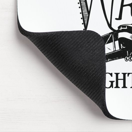 Wright Bros. Flug-Schule Mousepad (Ecke)